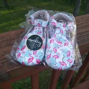 Monkey Feet Flamingo Ballet Flat 2-3Y NIP